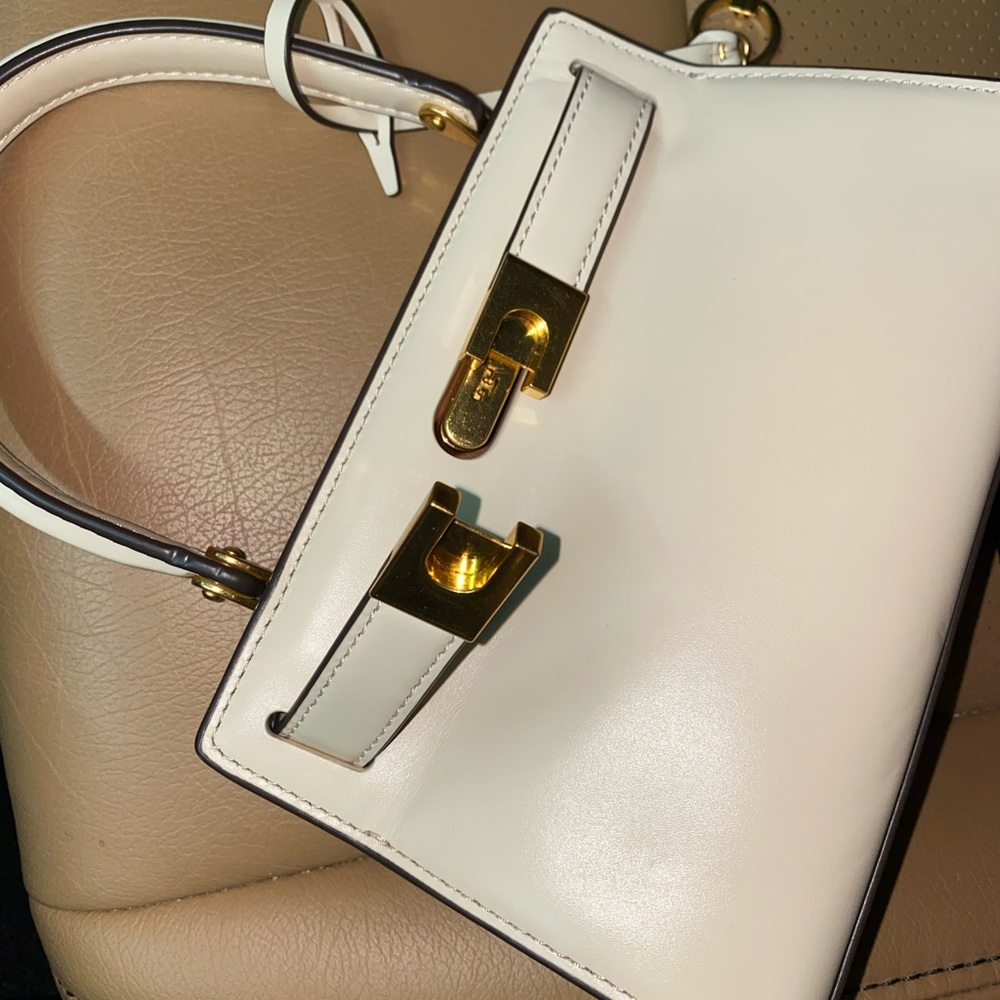 Tory Burch Lee Radziwill Petite Bag in New Cream